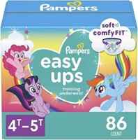 86-Pk 4T-5T Pampers Easy Ups Diapers