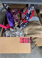 Box of purses & scarves