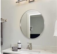 ANDY STAR 30 Chrome Round Bathroom Mirror