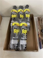 5 CANS OF RAID