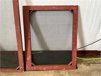 Vintage/Antique Farmhouse Window Screen