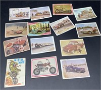 Vintage Hot Rod Car Card lot