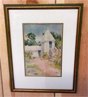 Nicely Framed and Matted Watercolour Litho