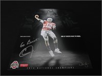 CARDALE JONES AUTOGRAPHED SIGNED PHOT WITH COA