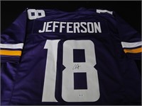Justin Jefferson Signed Jersey FSG COA