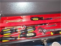 Master Mechanic Metal Tool Box & Stanley Tools
