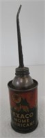 Texaco Lubricant Can. Measures 7" Tall.