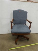 Solid Wood Padded Roller Chair