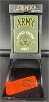 Vintage Army Zippo Lighter