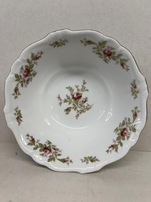 Johann Havelin Mossrose bowl 3 1/2" x 8 1/2" v