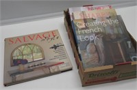 5 HARDCOVER & PAPERBACK SALVAGE STYLE & SHABBY