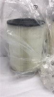 D2) NEW, 2-PACK SHOP VAC FILTERS, NEW STILL