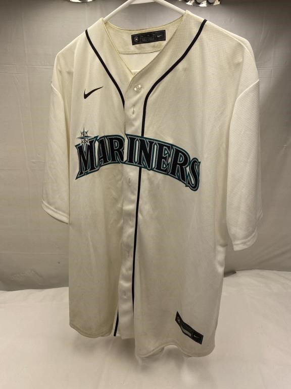 Seattle Mariners Button Down Shirt, Size XL,