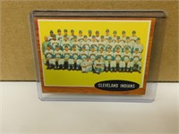 1962 Topps Cleveland Indians #537 Team Card