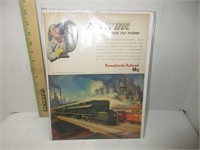 Pennsylvania railroad poster 1956