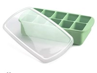 melii Silicone Baby Food Freezer Tray with Lid -
