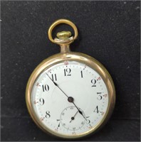 Early 1900's Gold Filled Jeweled Pocket Watch,