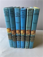 6 Vintage Hard Cover Hardy Boys By Dixon Books