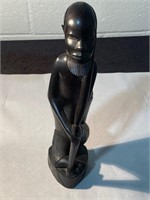 AFRICAN CARVED MALE STATUE