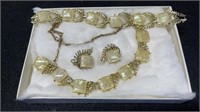Coro Bracelet, Necklace & Earring Set