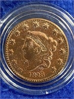 1828 Coronet Head Cent