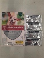 K9 ADVANTIX II <4.5KG 4 MONTHLY DOSES