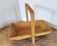 Wood Basket, expandable,