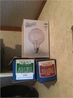 (2) Boxes of Foil & LED Bulb