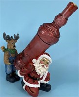 Santa and Reindeer Bottle Holder