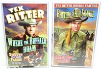 Tex Ritter Posters 17.5"T x 11.5"W - Damaged