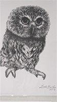 OWL SKETCHES BY LINDA BUTLER 2018