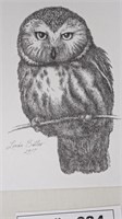 OWL SKETCHES BY LINDA BUTLER 2017