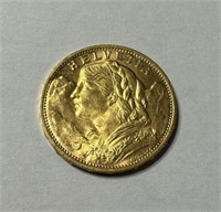 1927-B Switzerland Gold 20 Francs