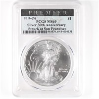 2016-(S) Silver Eagle PCGS MS69