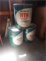 Lot of 3 Empty Containers. Approximately 20"h x