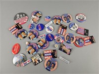 Vintage Clinton Gore Campaign Pinbacks