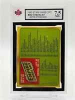 1980 Star Wars OPC Graded Card #352 Checklist