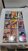 9 vintage anime vhs tapes