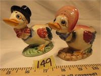 Anthropomorphic Dating Ducks Salt & Pepper Japan