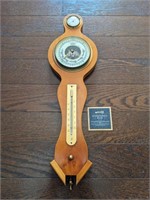 Vintage Wooden/West German Instrument Barometer