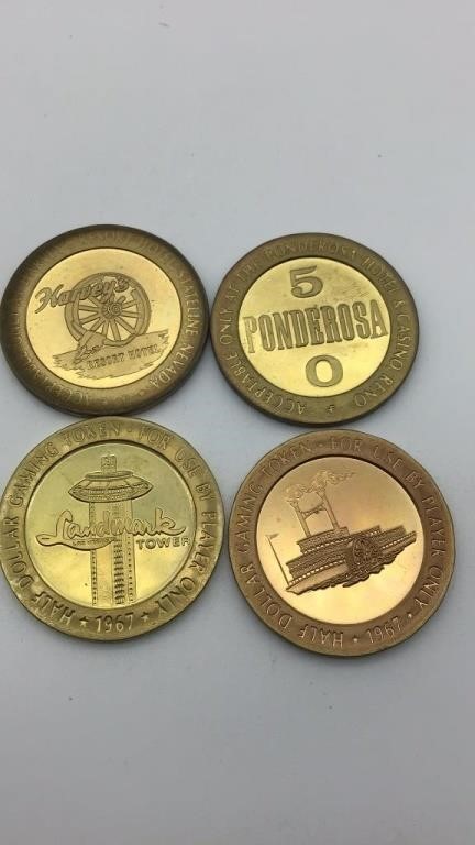 Vintage Casino Tokens