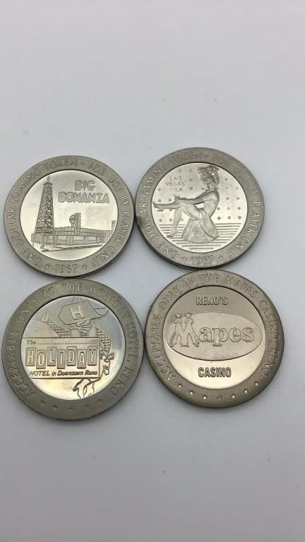 Vintage Casino Tokens