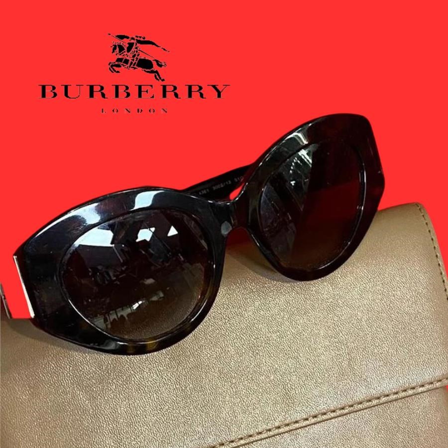 Burberry Tortoiseshell Sunglasses Gold End Caps