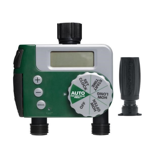 7015338 Programmable 2 Digital Water Timer, Green