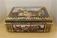 1991 E. OTTO SCHMIDT TIN CHEST FROM GERMANY