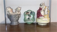 Cat music box,cats match holder&2cats in a pot