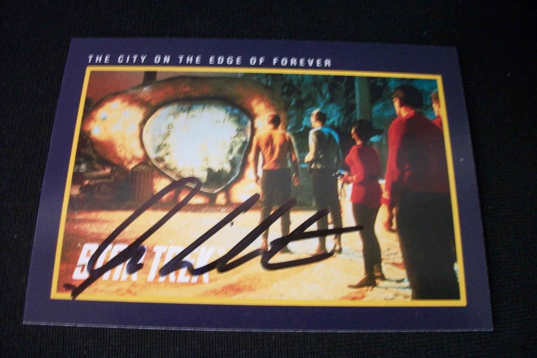 1991 STAR TREK WILLIAM SHATNER AUTOGRAPH JSA