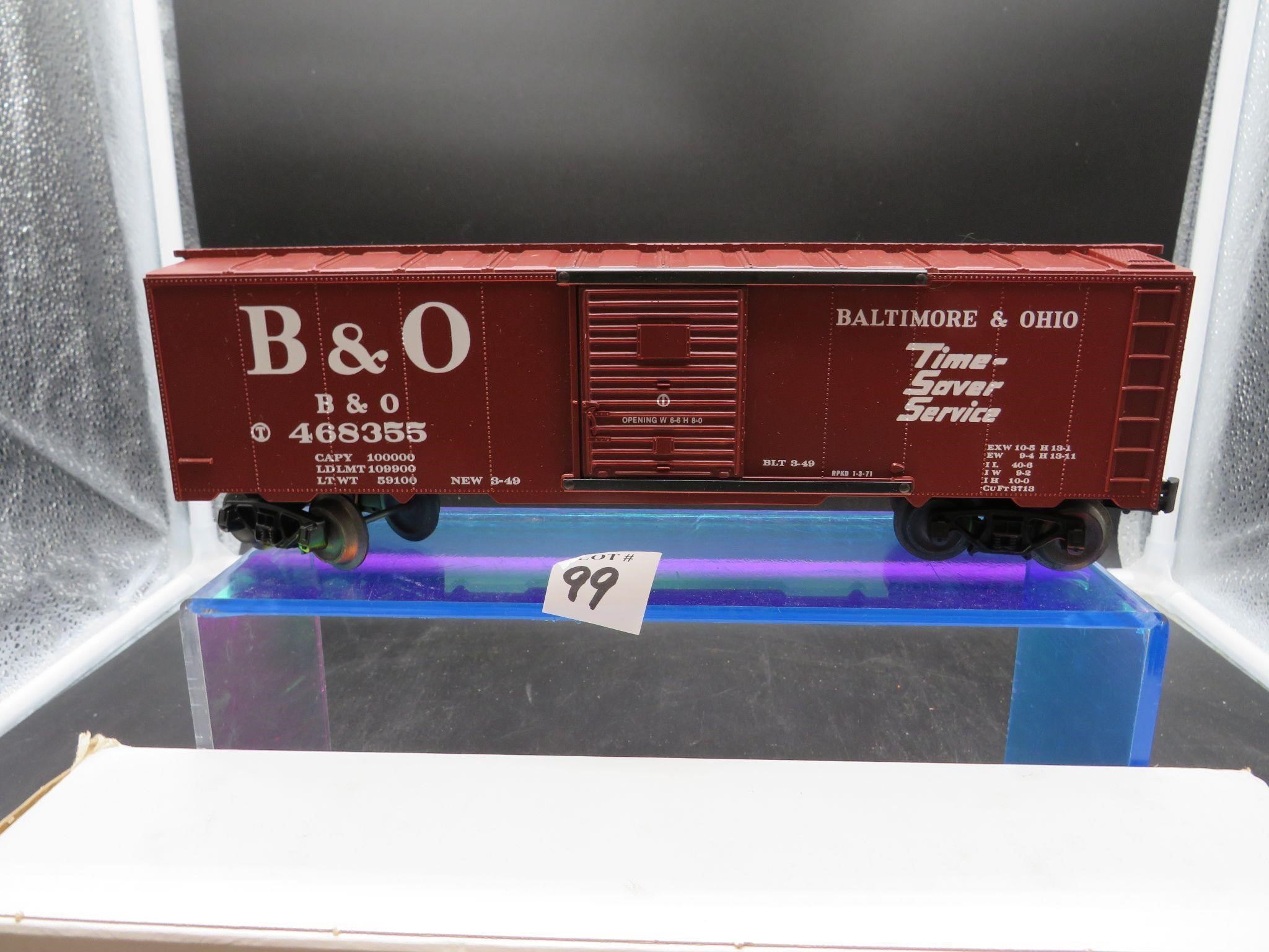 Custom B&O Box Car #468355