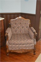 Upholstered Parlor Chair (Matches Lots 22, 24, 25)