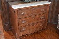 Antique Marble Top Dresser